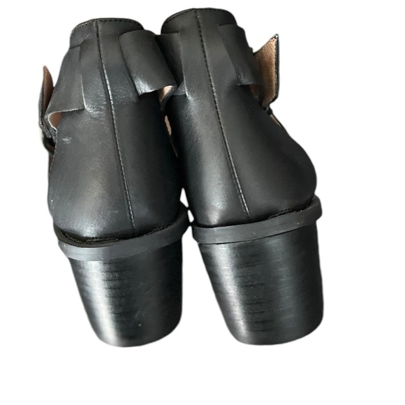 MADEWELL Warren Leather Double Strap Sandals Heels Wedges - Picture 7 of 14